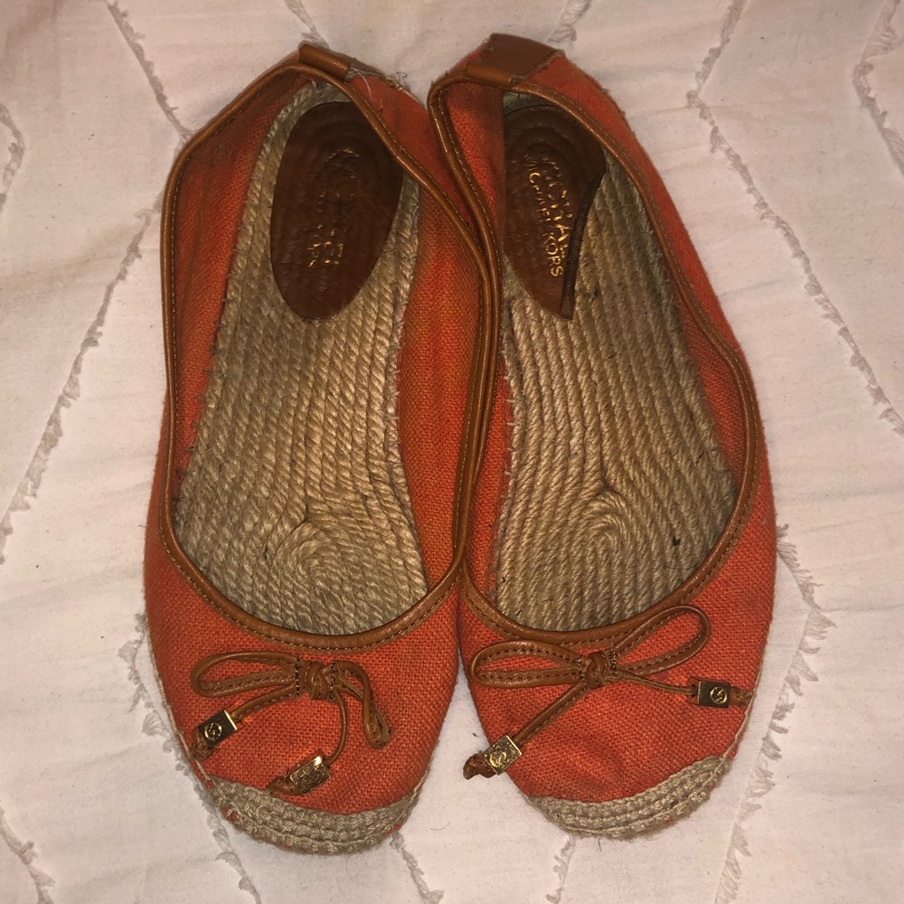 WELL WORN Michael Kors Meg Slip On Espadrille Flat